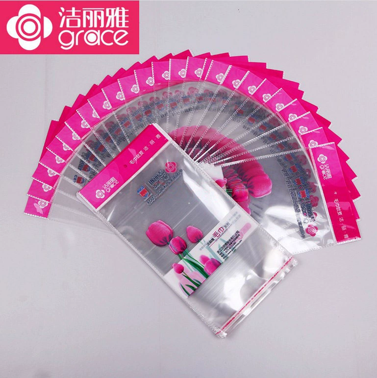 Jieiya полотенце тюльпан однопакетный прозрачный пластиковый мешок для упаковки полотенец подлинный завод прямых продаж оптом