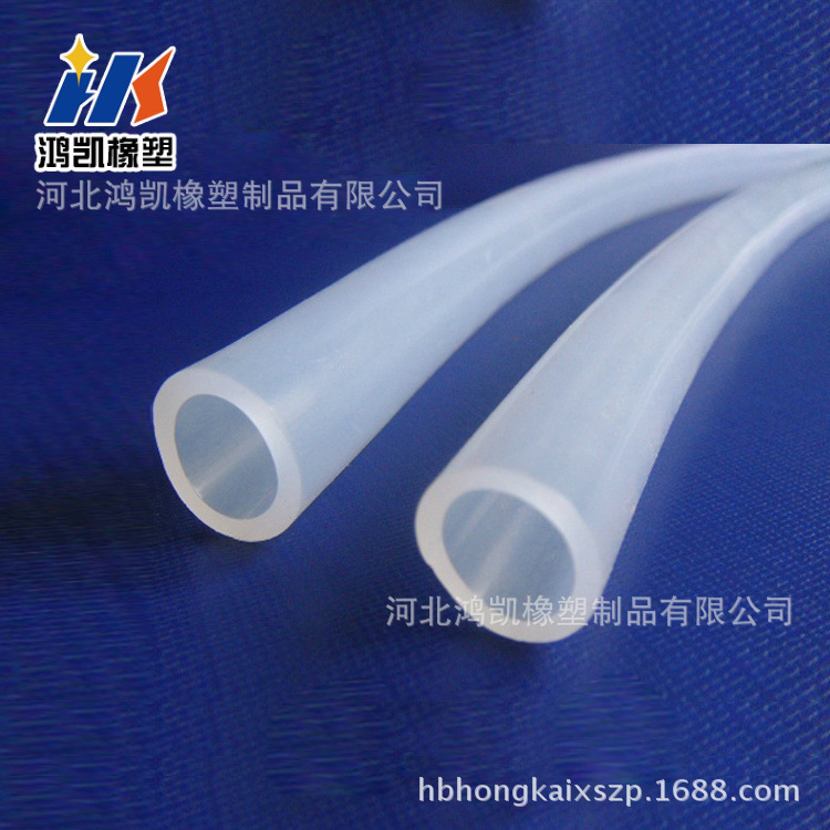 耐高温大口径硅胶管高弹抗撕拉食品级硅胶管彩色透明大口径硅胶管