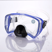 大视野一体浮潜水面罩潜水镜 自动排水阀猪鼻子潜水面镜 厂家供应