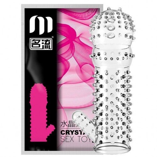 Celebrity men's wolf tooth condom penis condom crystal condom couple climax sexy adult products one piece drop shipping