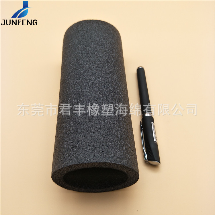 厂家加工黑色防潮不吸水epe珍珠棉海绵管 实心白色泡沫填缝棒
