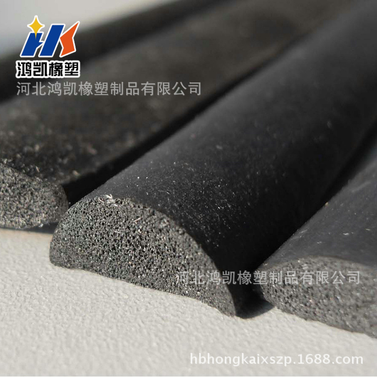 硅胶发泡条 硅胶海绵密封条 发泡橡胶条 耐高温高弹性海绵密封条