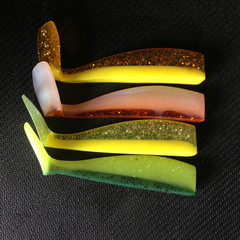 80mm T-tail fish-shaped soft lure artificial lure imitation lure bionic lure casting lure fishing gear fishing tackle