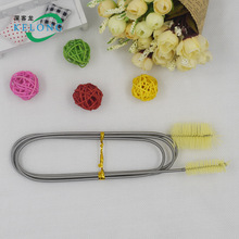 厂家现货不锈钢弹簧刷 U型尼龙管道刷 水族鱼缸清洗刷 清洁毛刷