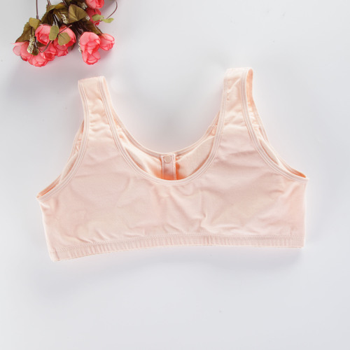 No steel ring, four front buttons, wide shoulder straps with cotton pads, front button for sleeping and breastfeeding, middle-aged and elderly sports bra