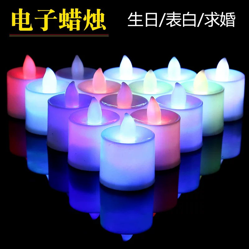 Электронная candle лампа светодиодная свеча, креативный свадебный день рождения свечи, оформление для свечей и электронные свечи