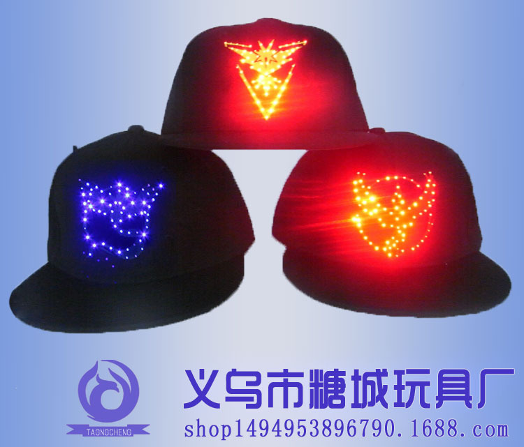 Directo de fábrica luminoso casquillo de pico LED gorra de béisbol sombrero de fibra óptica etapa rendimiento luminoso gorra sombrero