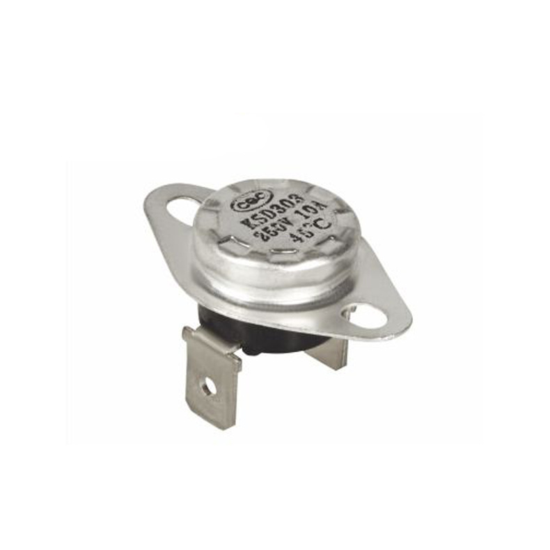 Factory direct supply sudden jump temperature control switch KSD303-122 sudden jump button temperature control