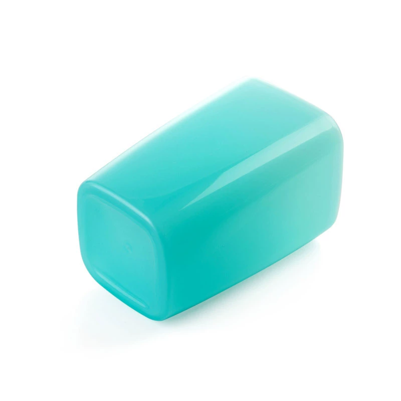 Handheld toothbrush reusable for traveling, plastic creative translucent mouthwash, increased thickness