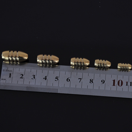 Threaded lure copper bullet, lure lead pendant accessories, crank hook lure fishing group counterweight accessories