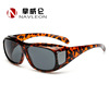 Men's eye mirror anti -droplet polarizing sunglasses riding sunglasses day and night use sunglasses myopia laxic mirror