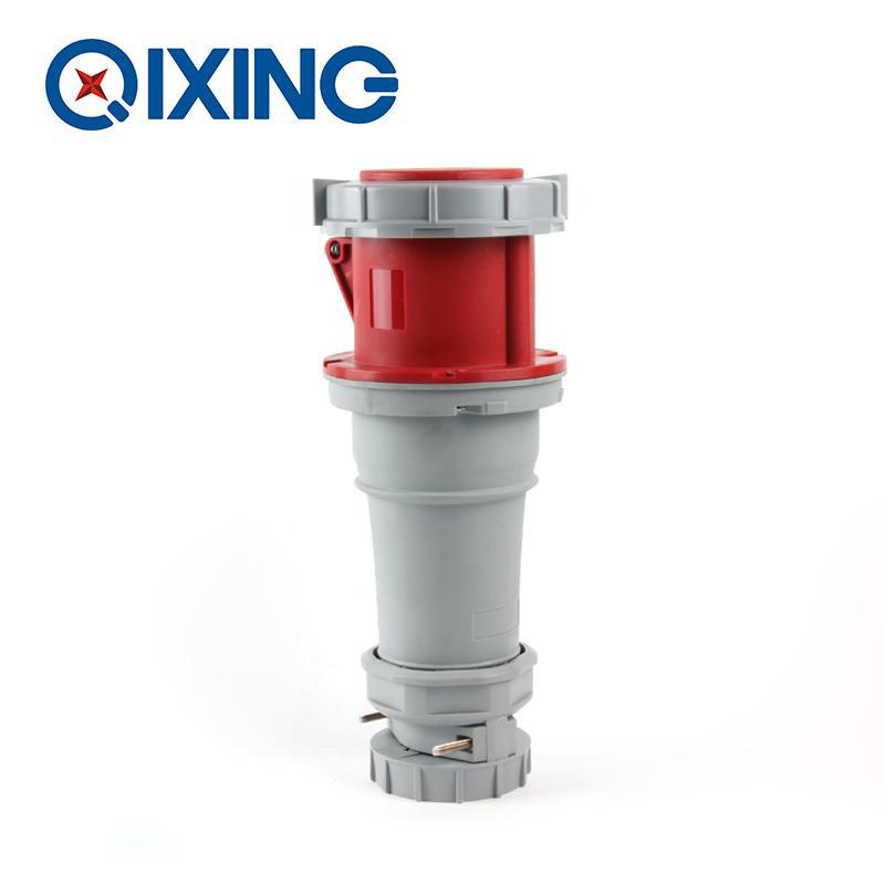 启星QX1454 5芯125A IP67工业连接器/工业插座/防水工业插头插座