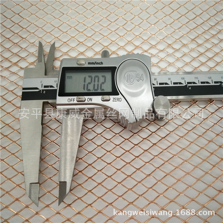 电池用紫铜网 菱形孔紫铜板网 正负极电极用铜板菱形网 厚度0.05