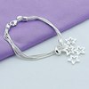 Fashionable silver silver bracelet, accessory, Aliexpress, European style, Birthday gift