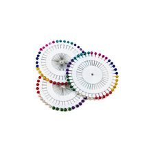 DIY缝纫定位珠针 立体裁剪珠针服装布料定位珠光针 现货批发PB005