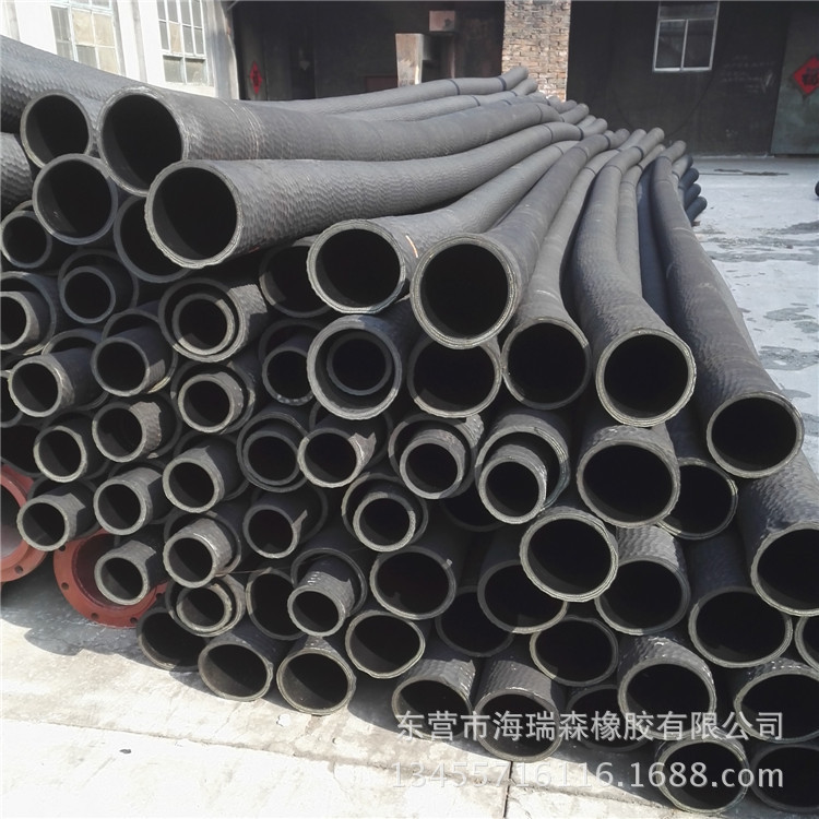 直销橡胶钢丝管 黑色吸排酸碱专用耐腐蚀抗老化橡胶钢丝软管