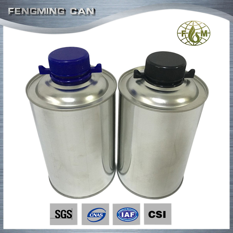 高档环保机油专用罐子 汽车漆铁罐 涂料化工马口铁罐印刷图案