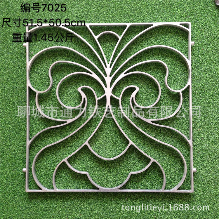 山东加工 铝艺花件  铁艺大门护栏装饰配件 铸铝花厂家