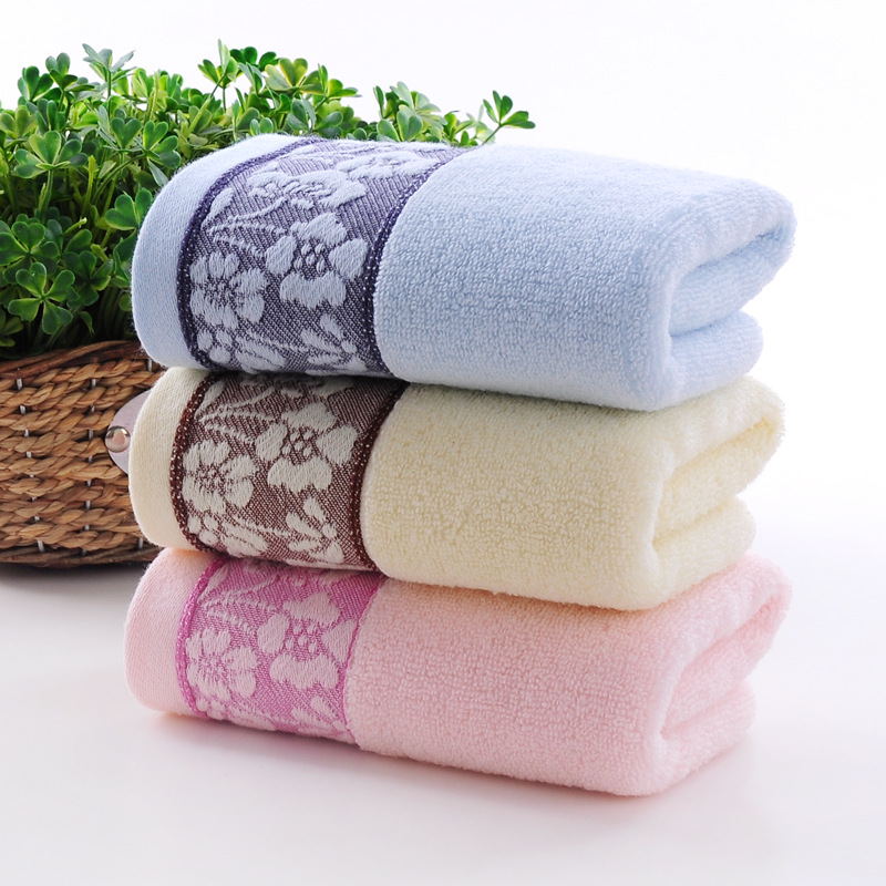 Toalhas de rosto em algodão jacquard macias e absorventes_voghion.com