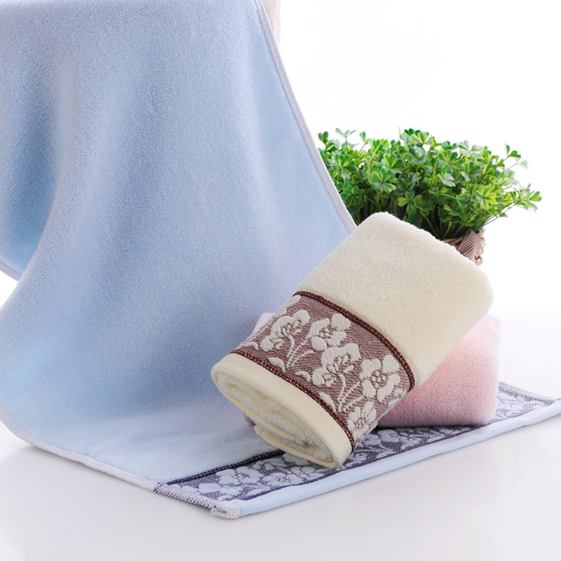 Toalhas de rosto em algodão jacquard macias e absorventes_voghion.com