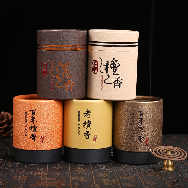 厂家直销艾草盘香2小时 天然檀香沉香24盘48片室内礼佛香瑜伽熏香