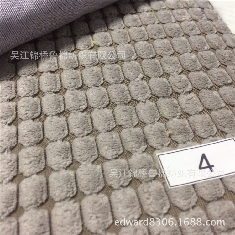 Polyester Corduroy 4.5 Thick vertical 2.5 polyester-cotton blend Interweave pineapple Corn grain Jacquard weave 150*300D Insect and mold prevention