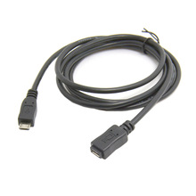 U2-096 Micro USB 2.0����Micro USBĸ �֙Cƽ�幫��ĸ���L��1.5m