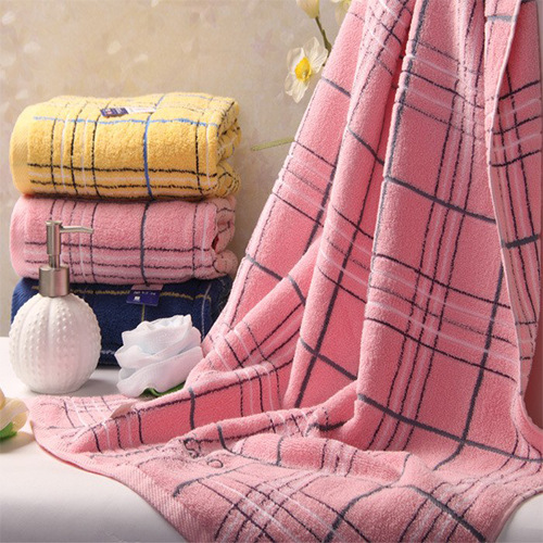 Gold bath towel pure cotton adult bath towel Terry fluffy couple's pure cotton plaid soft men and women couple Gold bath towel pure cotton adult bath towel Terry fluffy couple's pure cotton plaid soft men and women couple