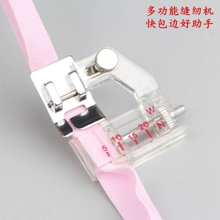 Бытовая многофункциональная электрическая швейная машина подшивочное устройство прижимная лапка 5-20 мм Свободно регулируемая катящаяся малая