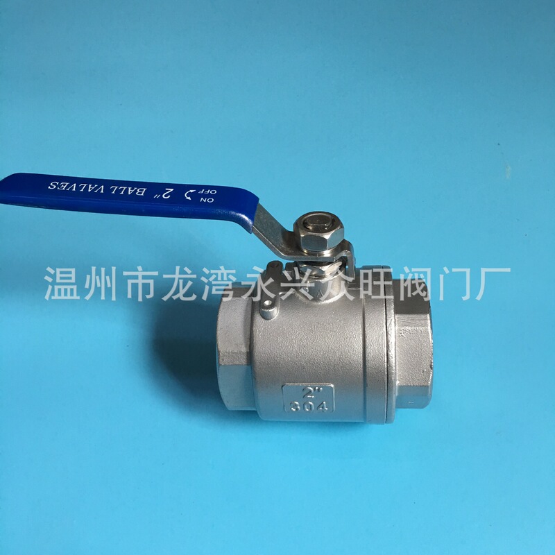 304 stainless steel two-piece high temperature ball valve two-piece internal thread threaded valve medium thick discount