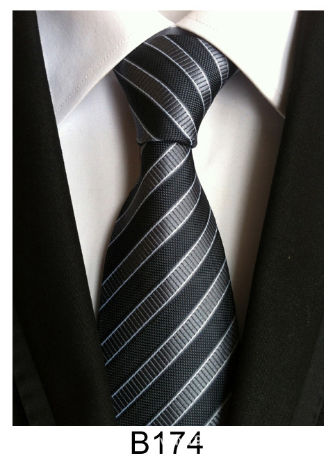 Corbata para hombre, ropa informal y formal, corbata profesional para hombre de negocios, corbata de seda de poliéster atada a mano, venta al por mayor del fabricante original