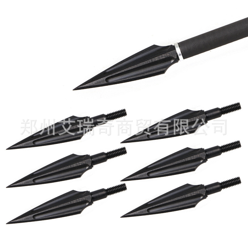 Factory supply blood groove Willow Leaf Arrow universal arrow handmade spiral willow leaf retro Arrow