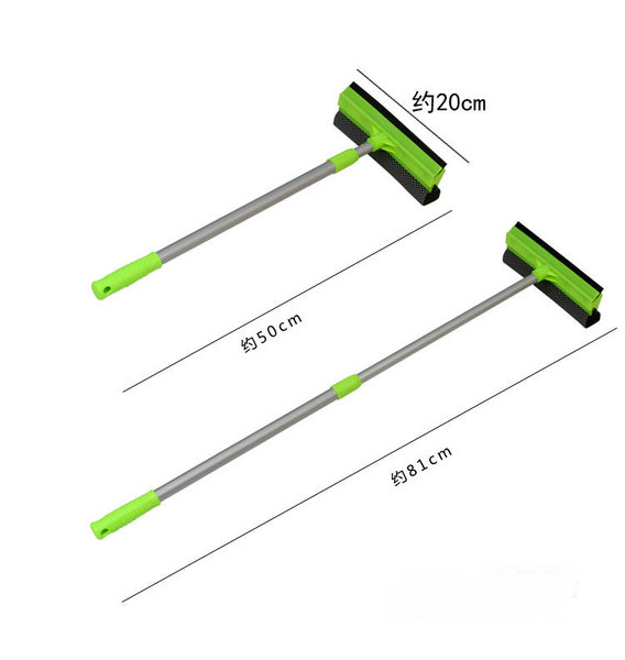 Long detachable double-sided glass hygienic handle