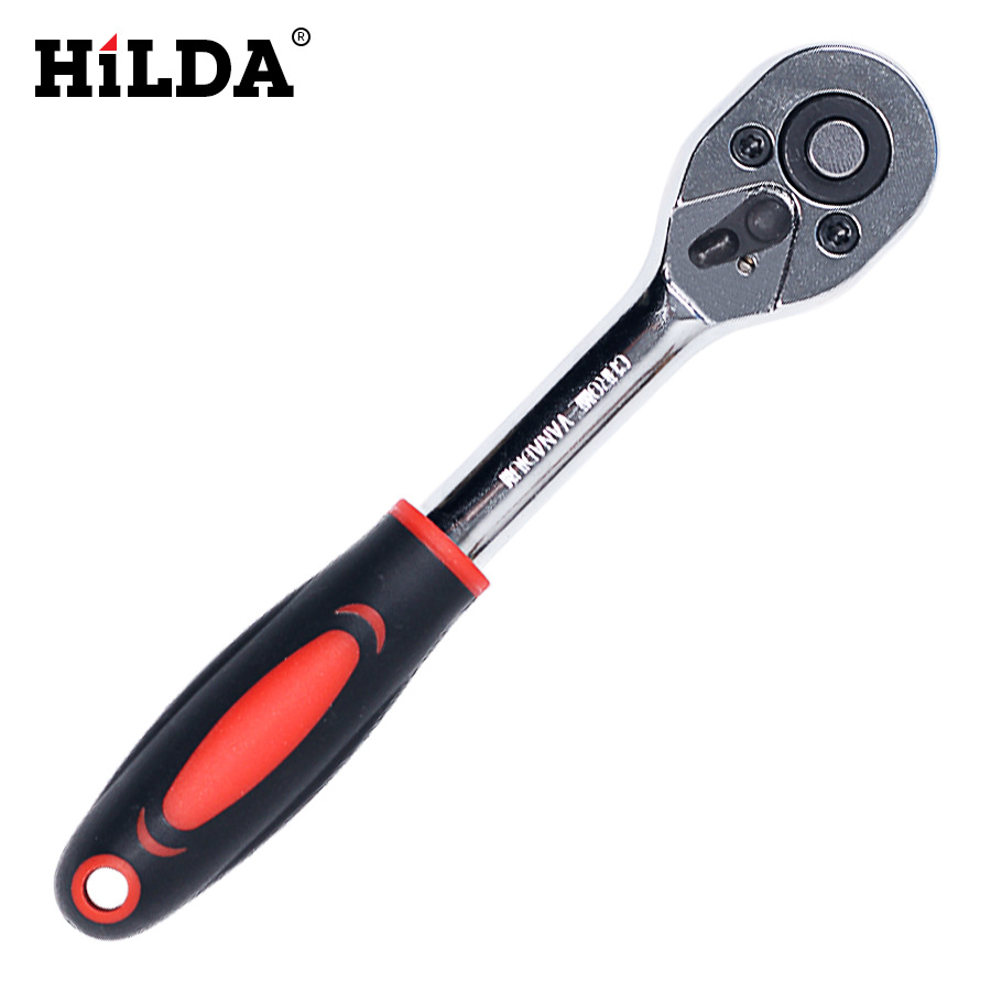 Hilda ventas directas de fábrica 24-diente de cabeza de pera Llave de trinquete caída rápida Llave de trinquete 1/4,3/8,1/2