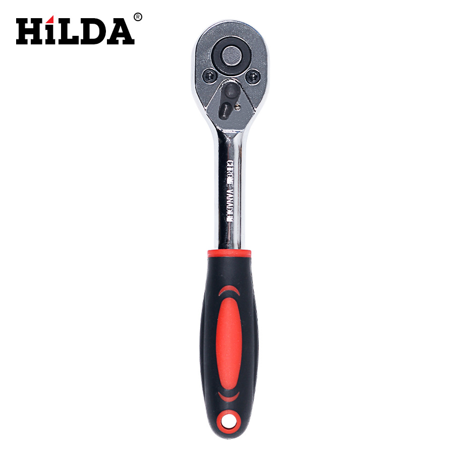 Hilda ventas directas de fábrica 24-diente de cabeza de pera Llave de trinquete caída rápida Llave de trinquete 1/4,3/8,1/2