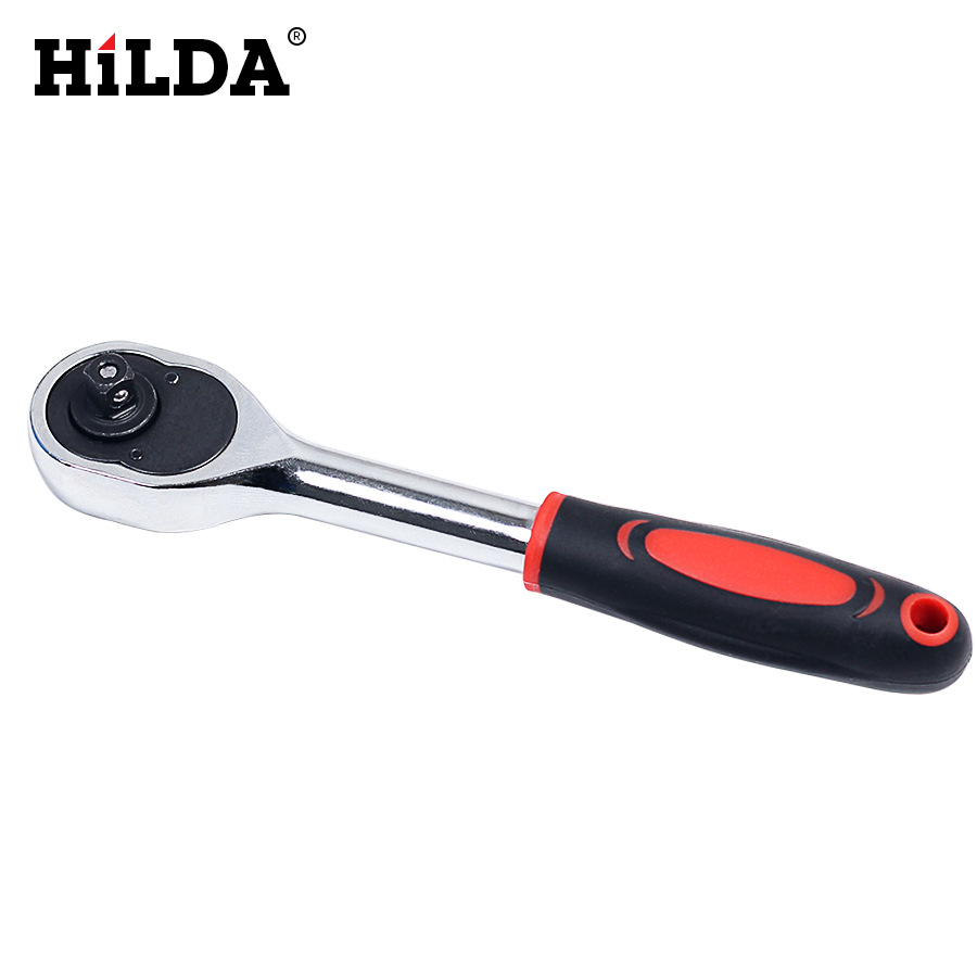 Hilda ventas directas de fábrica 24-diente de cabeza de pera Llave de trinquete caída rápida Llave de trinquete 1/4,3/8,1/2