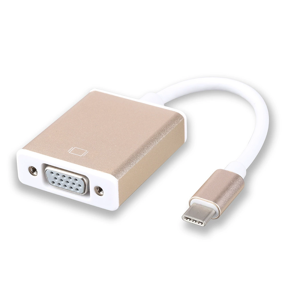 Type-c на VGA совместимо с ноутбуком Apple USB3.1 на VGA преобразователь TYPE-C TO VGA