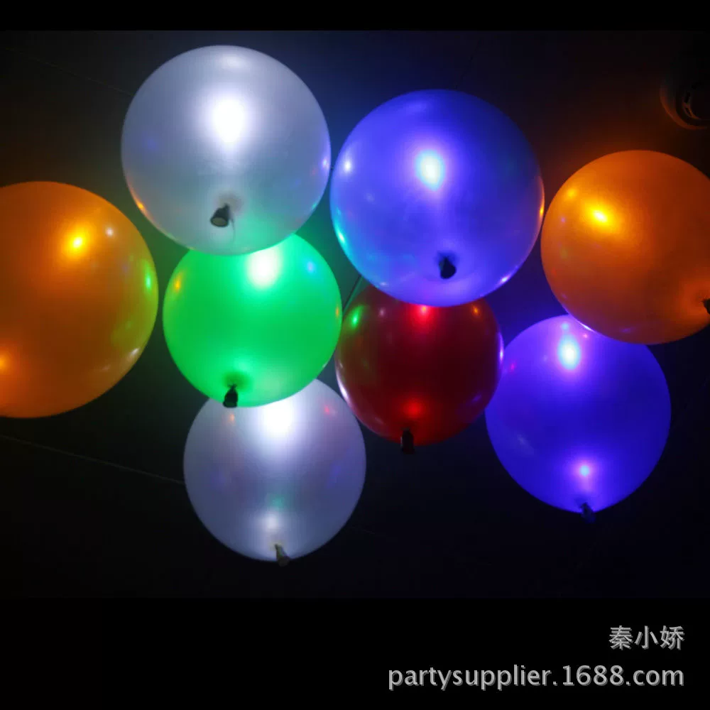 LED мигающий шарик, белые украшения, прямые продажи фабрики