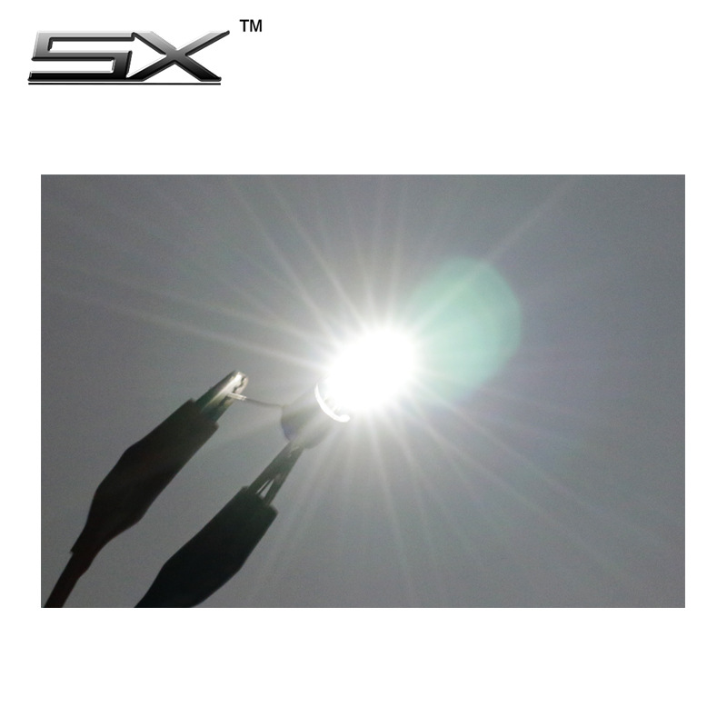 T10 ancho luz Ba9S instrumento luz 3030 3SMD 12V hielo azul electrodeless decodificación coche LED pequeña Luz