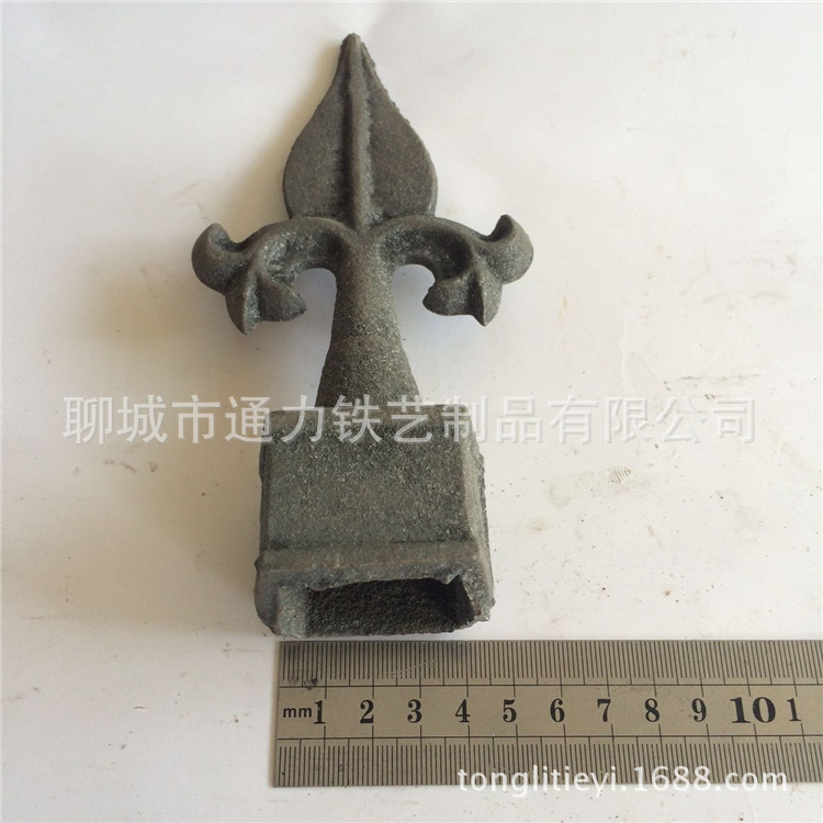 安徽六安 铁艺矛头 枪尖配件 热销新品铸造矛头配件厂家