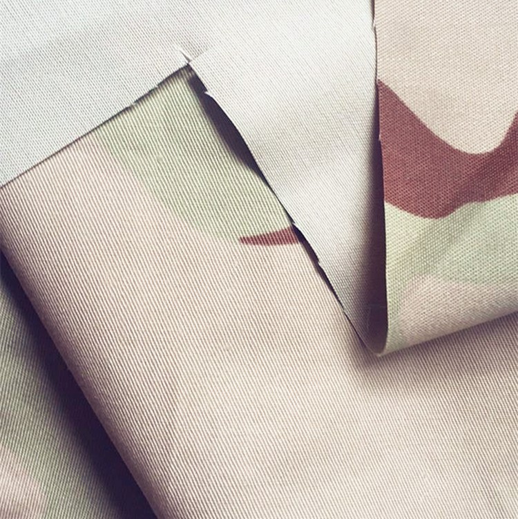 处理一等品T65/C35涤棉迷彩服装面料  军训迷彩服布料