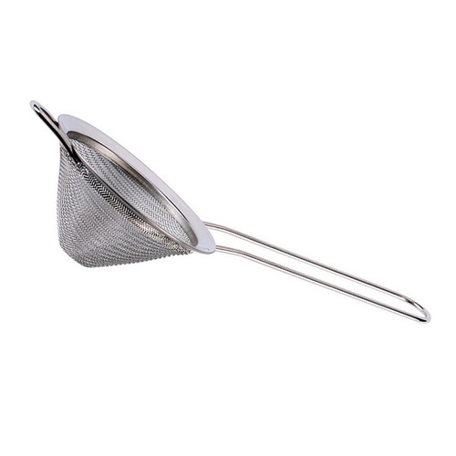 Conical Strainer, Stainless Steel 201 Oil Colander, Soy Milk & Juice Filtering Mesh Spoon, Cocktail Strainer, Kitchen Oil Skimmer