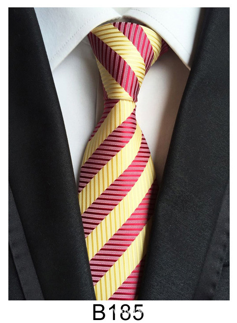 Corbata para hombre, ropa informal y formal, corbata profesional para hombre de negocios, corbata de seda de poliéster atada a mano, venta al por mayor del fabricante original