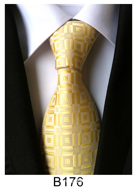 Corbata para hombre, ropa informal y formal, corbata profesional para hombre de negocios, corbata de seda de poliéster atada a mano, venta al por mayor del fabricante original