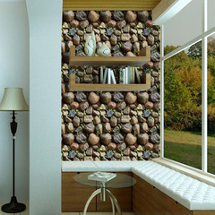 SA-1015 Simulated Stone Wallpaper, 45CM*10M Width, Kitchen and Bedroom Decorative Wallpaper with Adhesive