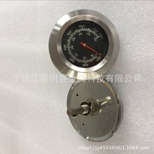 JX-3E 烧烤炉温度计 不锈钢烤箱温度计 双金属温度表 BBQ3E