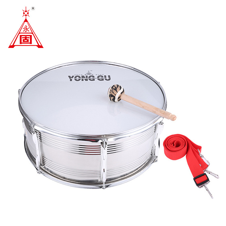 Supply Yonggu 22-inch stainless steel drum student drum team drum beating musical instruments wholesale