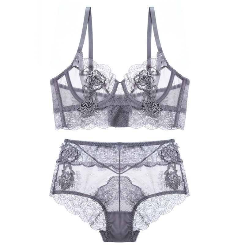 sexy ultra thin lace set