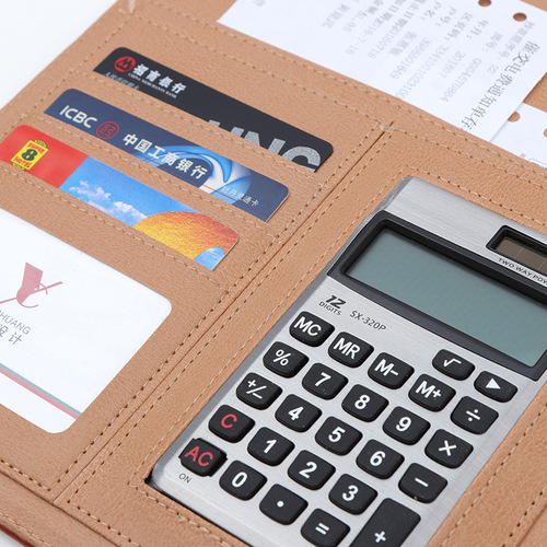 A4 file folder wholesale data storage book business manager pocket calculator contract book multifunctional board 