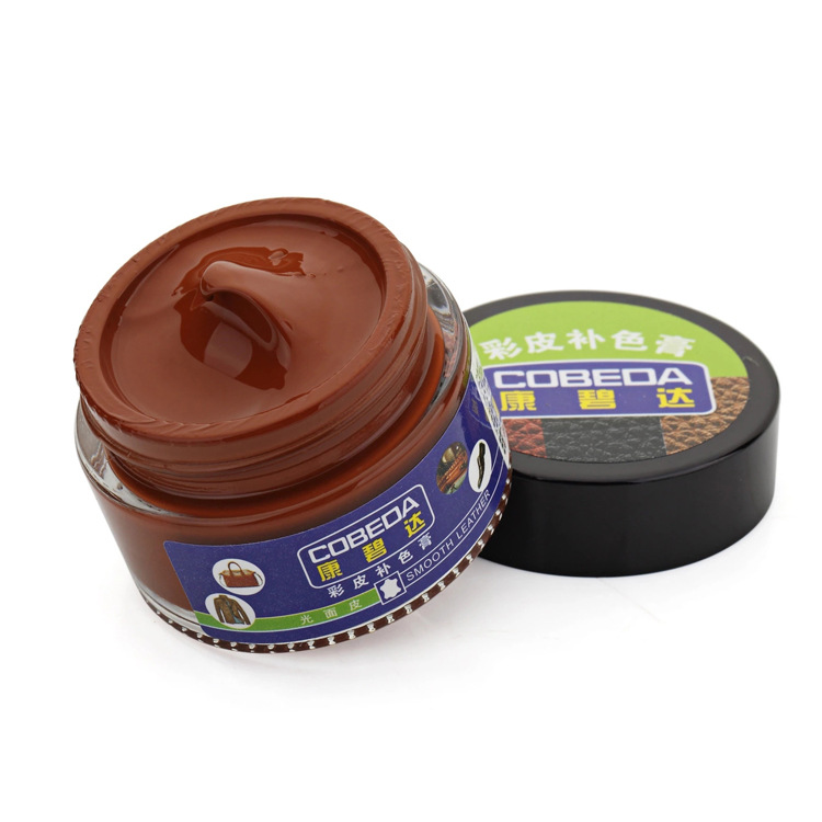 Color Cuero cuero color crema al por mayor teñido agua al por mayor fábrica directa protección ambiental material multicolor cuero agente de renovación